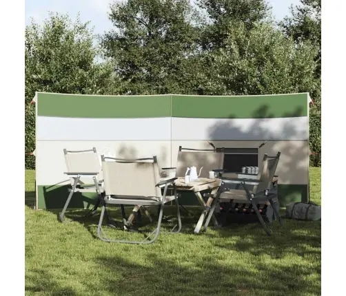 Camping Windbreak Green 340X130 Cm Atsparus Vandeniui