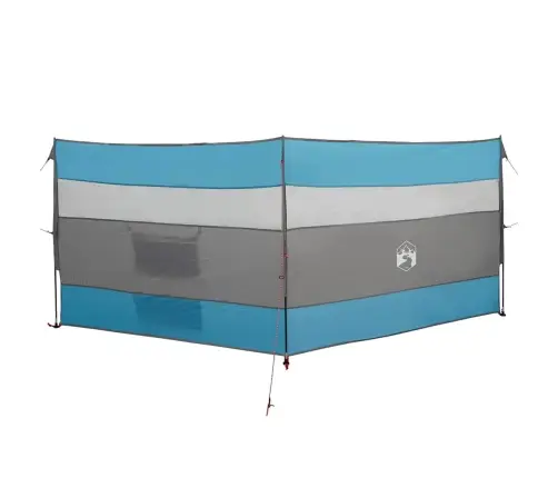 Kempinga Vēja Aizsargs, Zils, 340X130 Cm, Ūdensdrošs Vidaxl