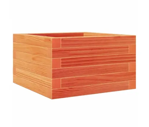 Dārza Puķu Kaste, Vaska Brūnas, 40X40X23 Cm Priedes Masīvkoks Vidaxl