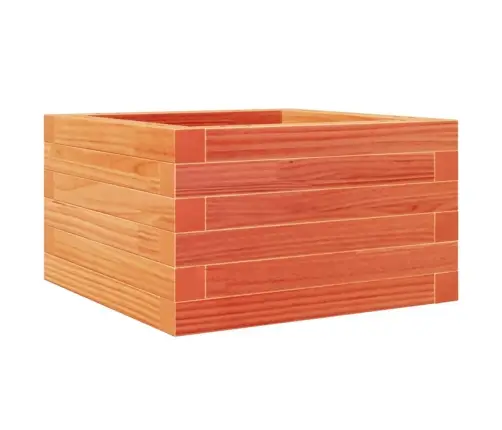 Dārza Puķu Kaste, Vaska Brūnas, 40X40X23 Cm Priedes Masīvkoks Vidaxl
