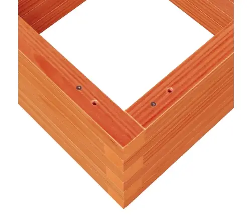 Dārza Puķu Kaste, Vaska Brūnas, 40X40X23 Cm Priedes Masīvkoks Vidaxl