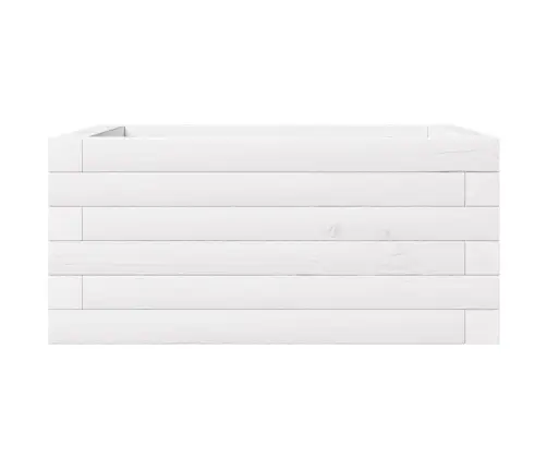 Aia Taimekast, Valge, 50 X 50 X 23 cm Männipuit