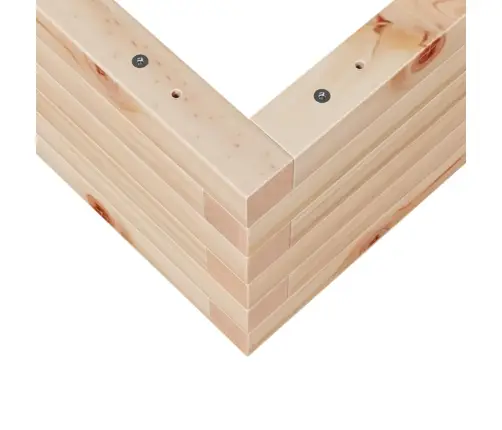 Dārza Puķu Kaste, 70X70X23 Cm, Priedes Masīvkoks Vidaxl