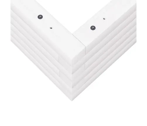 Dārza Puķu Kaste, Balta, 70X70X23 Cm, Priedes Masīvkoks Vidaxl