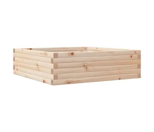 Sodo Lovelis, 80X80X23cm Pušies Medienos Masyvas