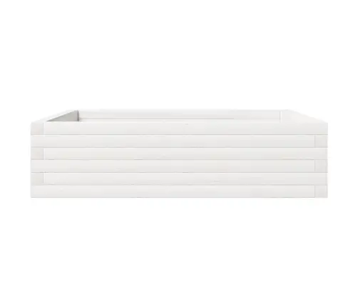 Aia Taimekast, Valge, 90 X 90 X 23 cm Männipuit