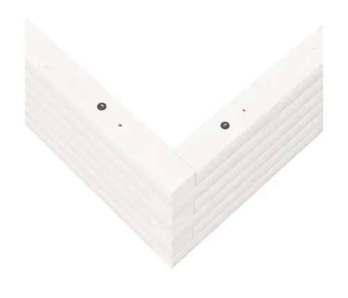 Aia Taimekast, Valge, 90 X 90 X 23 cm Männipuit