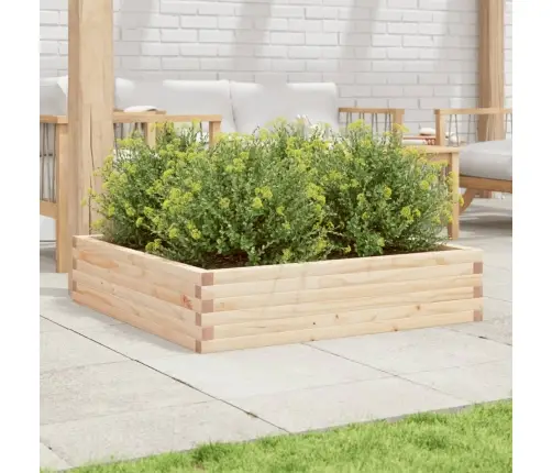 Dārza Puķu Kaste, 100X100X23 Cm, Priedes Masīvkoks Vidaxl