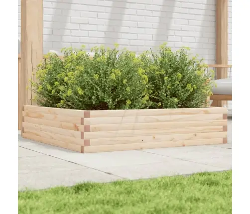 Dārza Puķu Kaste, 100X100X23 Cm, Priedes Masīvkoks Vidaxl