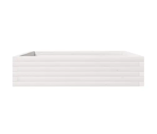 Aia Taimekast, Valge, 100X100X23 cm Toekas Männipuit