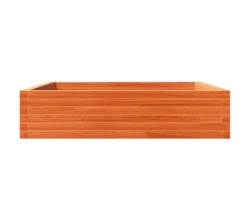 Dārza Puķu Kaste, Vaska Brūnas, 100X100X23 Cm Priedes Masīvkoks Vidaxl