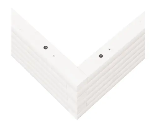 Aia Taimekast, Valge, 110 X 110 X23 cm Männipuit