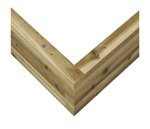 Aia Taimekast, 110X110X23 cm Immutatud Männipuit