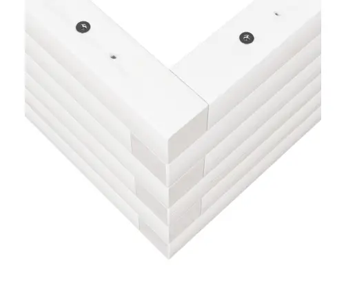 Aia Taimekast, Valge, 70 X 40 X 23 cm Männipuit