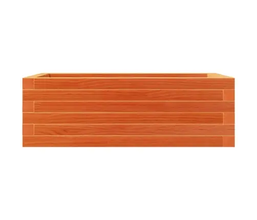 Dārza Puķu Kaste, Vaska Brūnas, 70X40X23 Cm Priedes Masīvkoks Vidaxl