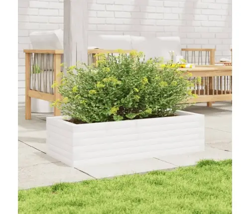 Aia Taimekast, Valge, 90 X 40 X 23 cm Männipuit