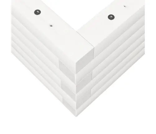 Aia Taimekast, Valge, 90 X 40 X 23 cm Männipuit