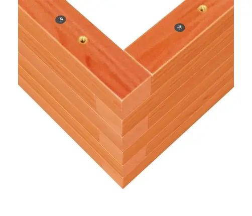 Dārza Puķu Kaste, Vaska Brūnas, 90X40X23 Cm Priedes Masīvkoks Vidaxl