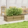 Sodo Lovelis, 90X40X23cm Impregnuota Pušies Mediena