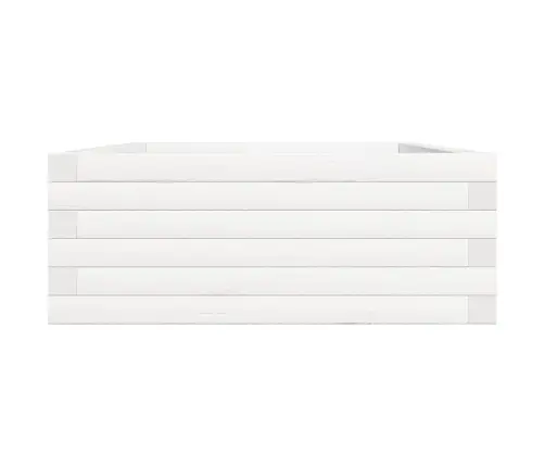 Dārza Puķu Kaste, Balta, 90X60X23 Cm, Priedes Masīvkoks Vidaxl