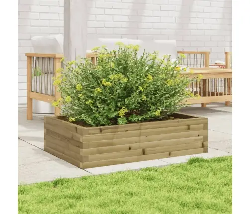 Dārza Puķu Kaste, 90X60X23 Cm, Impregnēts Priedes Koks Vidaxl