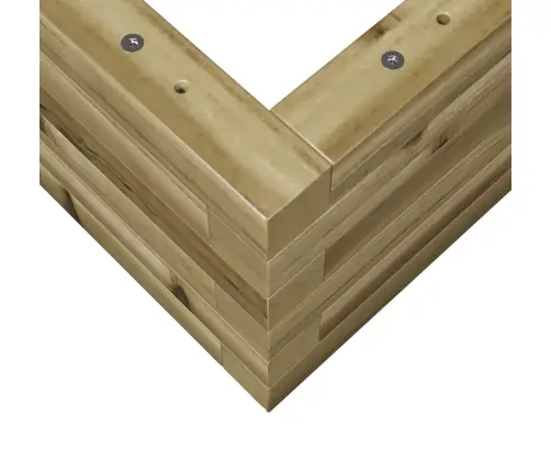 Dārza Puķu Kaste, 90X60X23 Cm, Impregnēts Priedes Koks Vidaxl