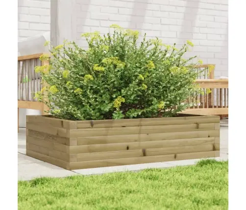 Dārza Puķu Kaste, 90X60X23 Cm, Impregnēts Priedes Koks Vidaxl