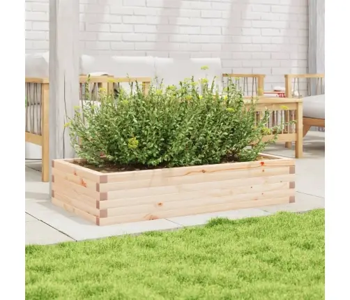 Dārza Puķu Kaste, 110X60X23 Cm, Priedes Masīvkoks Vidaxl