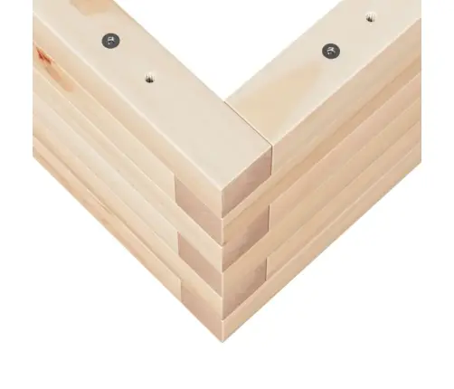 Dārza Puķu Kaste, 110X60X23 Cm, Priedes Masīvkoks Vidaxl