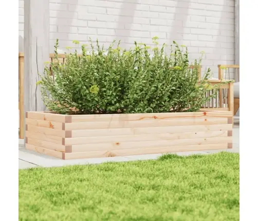 Dārza Puķu Kaste, 110X60X23 Cm, Priedes Masīvkoks Vidaxl
