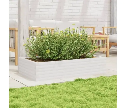 Aia Taimekast, Valge, 110X60X23 cm Männipuit