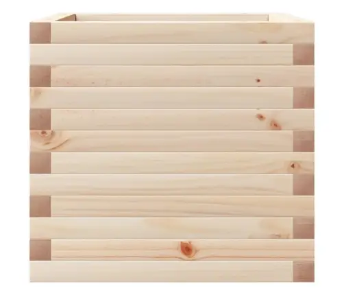 Sodo Lovelis, 50X50X45,5cm Pušies Medienos Masyvas