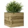 Dārza Puķu Kaste, 50X50X45,5 Cm, Impregnēts Priedes Koks Vidaxl