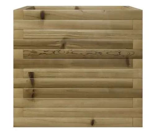 Dārza Puķu Kaste, 50X50X45,5 Cm, Impregnēts Priedes Koks Vidaxl