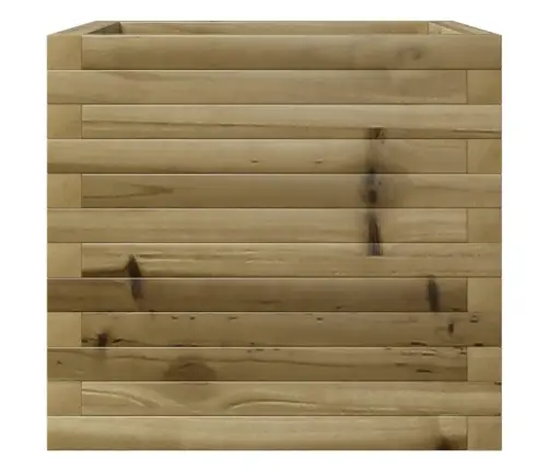 Dārza Puķu Kaste, 50X50X45,5 Cm, Impregnēts Priedes Koks Vidaxl