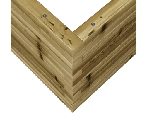 Dārza Puķu Kaste, 50X50X45,5 Cm, Impregnēts Priedes Koks Vidaxl