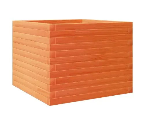 Dārza Puķu Kaste, Vaska Brūnas, 60X60X45,5Cm, Priedes Masīvkoks Vidaxl