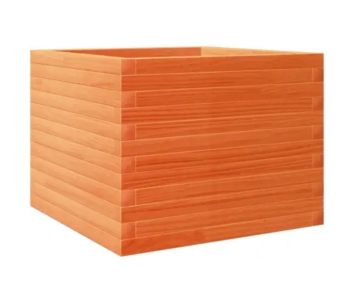 Dārza Puķu Kaste, Vaska Brūnas, 60X60X45,5Cm, Priedes Masīvkoks Vidaxl