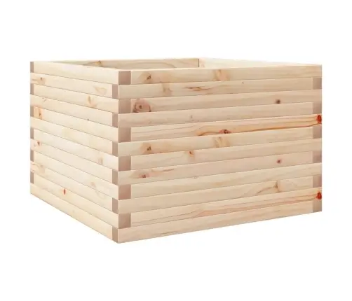 Sodo Lovelis, 70X70X45,5cm Pušies Medienos Masyvas