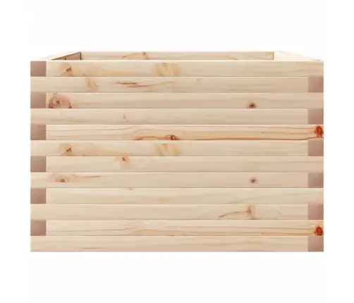 Sodo Lovelis, 70X70X45,5cm Pušies Medienos Masyvas