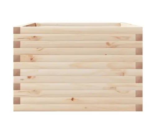 Sodo Lovelis, 70X70X45,5cm Pušies Medienos Masyvas