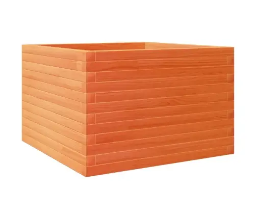 Dārza Puķu Kaste, Vaska Brūnas, 70X70X45,5Cm, Priedes Masīvkoks Vidaxl