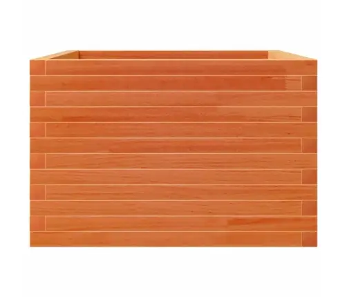 Dārza Puķu Kaste, Vaska Brūnas, 70X70X45,5Cm, Priedes Masīvkoks Vidaxl