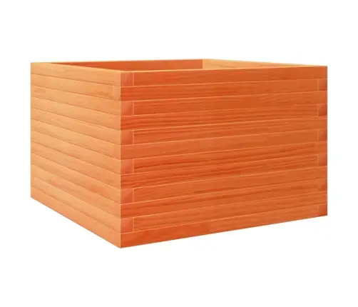 Dārza Puķu Kaste, Vaska Brūnas, 70X70X45,5Cm, Priedes Masīvkoks Vidaxl