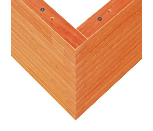 Dārza Puķu Kaste, Vaska Brūnas, 70X70X45,5Cm, Priedes Masīvkoks Vidaxl