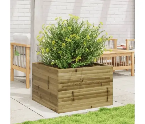 Dārza Puķu Kaste, 70X70X45,5 Cm, Impregnēts Priedes Koks Vidaxl