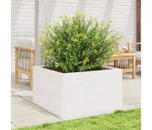 Aia Taimekast, Valge, 80X80X45,5 cm Männipuit