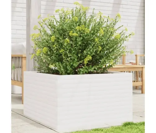 Aia Taimekast, Valge, 80X80X45,5 cm Männipuit