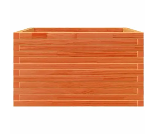 Dārza Puķu Kaste, Vaska Brūnas, 80X80X45,5Cm, Priedes Masīvkoks Vidaxl