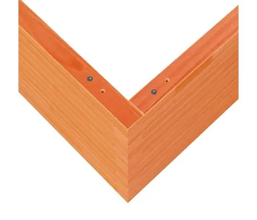 Dārza Puķu Kaste, Vaska Brūnas, 80X80X45,5Cm, Priedes Masīvkoks Vidaxl